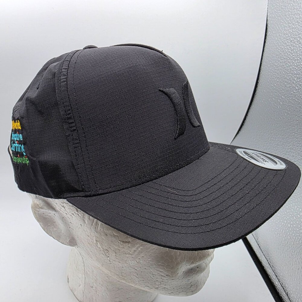 Hurley Snapback Black Hat Casual 2015 ISA World Adaptive Surfing Championship